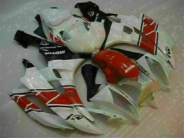 ABS Moto Plásticos R6 2006-2007 - Rojo Blanco ABS Moto Plásticos R6 2006-2007 - Rojo Blanco