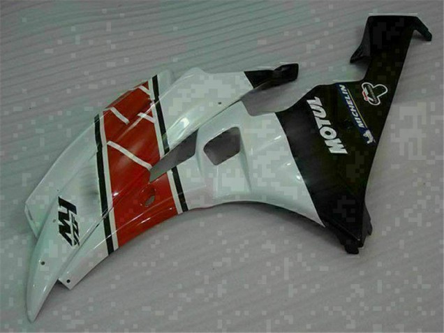 ABS Moto Plásticos R6 2006-2007 - Rojo Blanco ABS Moto Plásticos R6 2006-2007 - Rojo Blanco