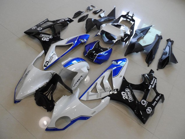 ABS Moto Plásticos S1000RR 2009-2014 - Blanco Azul ABS Moto Plásticos S1000RR 2009-2014 - Blanco Azul