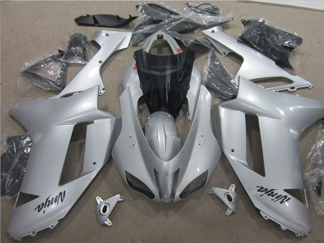 ABS Moto Plásticos ZX6R 2007-2008 - Plata