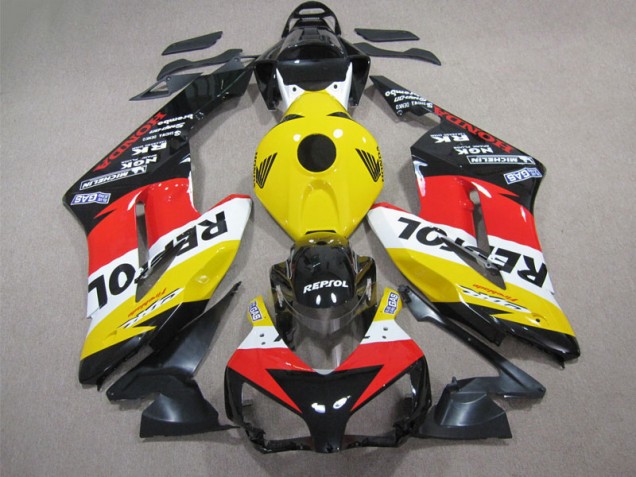Carenado Moto CBR 1000 RR 2004-2005 - Amarillo Rojo Repsol Carenado Moto CBR 1000 RR 2004-2005 - Amarillo Rojo Repsol