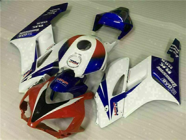 Carenado Moto CBR 1000 RR 2004-2005 - Blanco Azul Rojo Carenado Moto CBR 1000 RR 2004-2005 - Blanco Azul Rojo