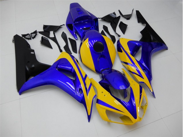 Carenado Moto CBR 1000 RR 2006-2007 - Amarillo Azul Carenado Moto CBR 1000 RR 2006-2007 - Amarillo Azul