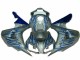 Carenado Moto CBR 1000 RR 2006-2007 - Azul Llama Plata