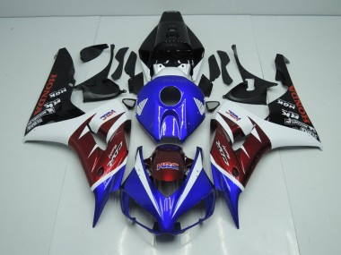 Carenado Moto CBR 1000 RR 2006-2007 - Borgoña & Azul
