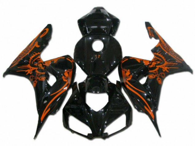 Carenado Moto CBR 1000 RR 2006-2007 - Marrón Negro Carenado Moto CBR 1000 RR 2006-2007 - Marrón Negro