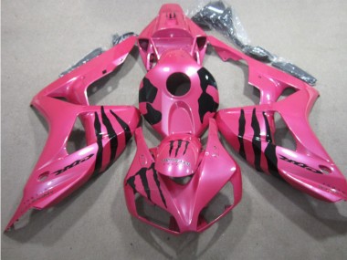 Carenado Moto CBR 1000 RR 2006-2007 - Rosa Negro Monster