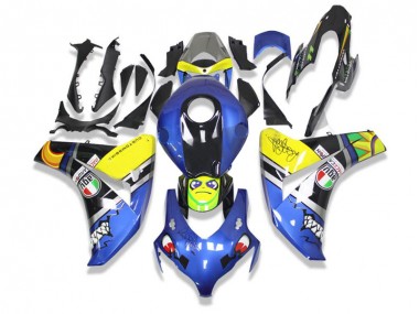 Carenado Moto CBR 1000 RR 2008-2011 - Azul Tiburón