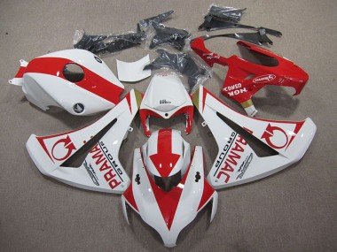 Carenado Moto CBR 1000 RR 2008-2011 - Blanco Rojo PRAMAC