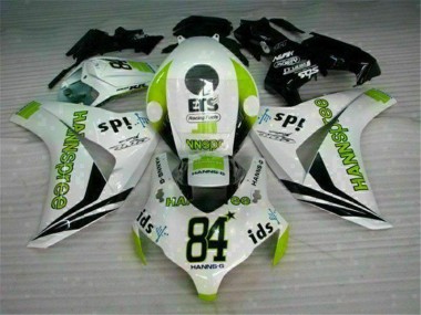 Carenado Moto CBR 1000 RR 2008-2011 - Blanco Verde Hannspree 84