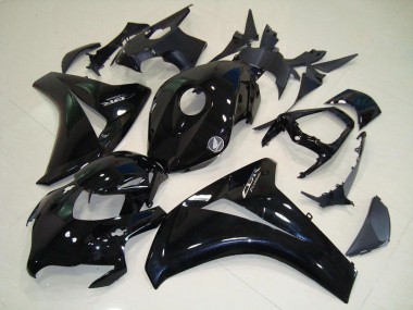Carenado Moto CBR 1000 RR 2008-2011 - Brillante Negro Chrome Calcomanías