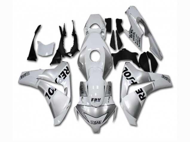 Carenado Moto CBR 1000 RR 2008-2011 - Plata Blanco Repsol Carenado Moto CBR 1000 RR 2008-2011 - Plata Blanco Repsol