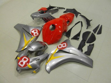 Carenado Moto CBR 1000 RR 2008-2011 - Plata Rojo 8