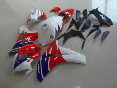 Carenado Moto CBR 1000 RR 2008-2011 - Rojo Blanco Azul Motul