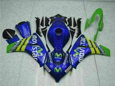 Carenado Moto CBR 1000 RR 2008-2011 - Verde Azul