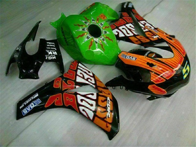 Carenado Moto CBR 1000 RR 2008-2011 - Verde Naranja Carenado Moto CBR 1000 RR 2008-2011 - Verde Naranja