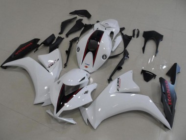 Carenado Moto CBR 1000 RR 2012-2016 - Blanco & Negro Mate Estilo OEM