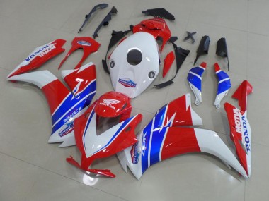 Carenado Moto CBR 1000 RR 2012-2016 - Blanco Rojo TT Legend