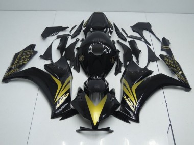Carenado Moto CBR 1000 RR 2012-2016 - Brillante Negro & Oro