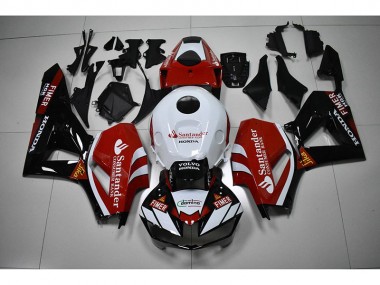 Carenado Moto CBR 1000 RR 2012-2016 - Negro Blanco Rojo Santander