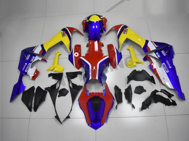 Carenado Moto CBR 1000 RR 2017-2023 - Azul Amarillo Rojo Carenado Moto CBR 1000 RR 2017-2023 - Azul Amarillo Rojo