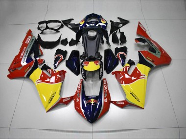 Carenado Moto CBR 1000 RR 2017-2023 - Azul Amarillo Rojo Red Bull