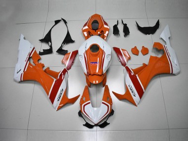 Carenado Moto CBR 1000 RR 2017-2023 - Naranja Blanco HRC
