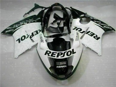 Carenado Moto CBR 1100 XX 1996-2007 - Blanco Negro Repsol