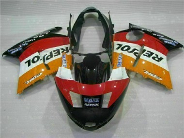 Carenado Moto CBR 1100 XX 1996-2007 - Naranja Repsol