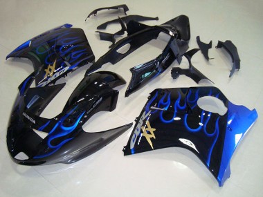 Carenado Moto CBR 1100 XX Blackbird 1996-2007 - Llama azul negra
