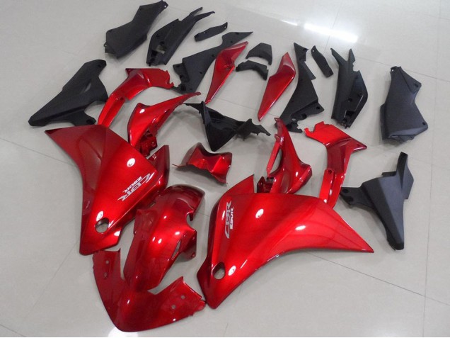 Carenado Moto CBR 250 RR 2011-2013 - Rojo Negro Mate Carenado Moto CBR 250 RR 2011-2013 - Rojo Negro Mate