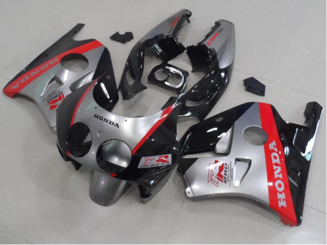 Carenado Moto CBR 250 RR MC22 1991-1998 - Plata Negro Rojo Carenado Moto CBR 250 RR MC22 1991-1998 - Plata Negro Rojo