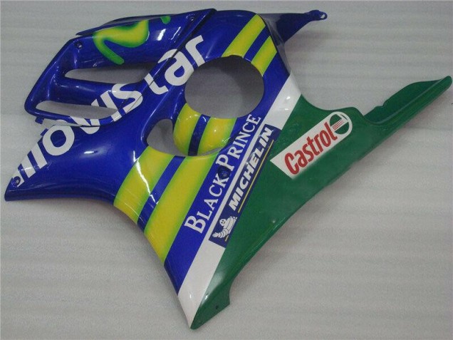 Carenado Moto CBR 600 F3 1995-1998 - Azul Movistar Castrol