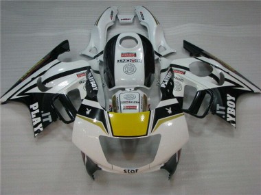 Carenado Moto CBR 600 F3 1995-1998 - Blanco Negro Playboy