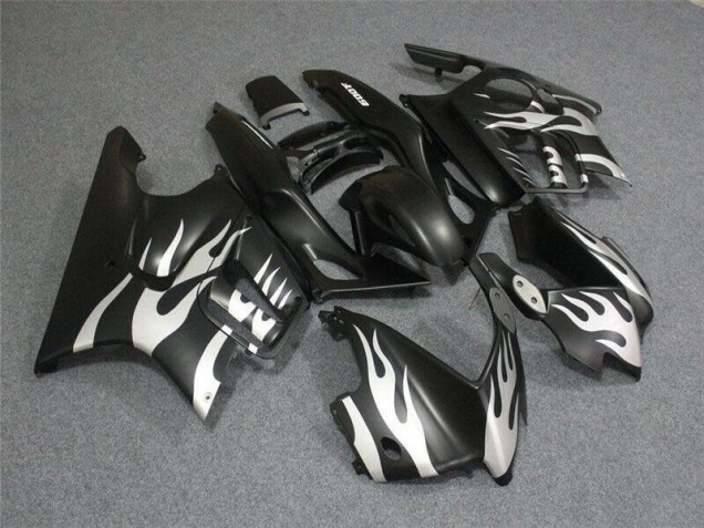 Carenado Moto CBR 600 F3 1995-1998 - Negro Blanco Llama