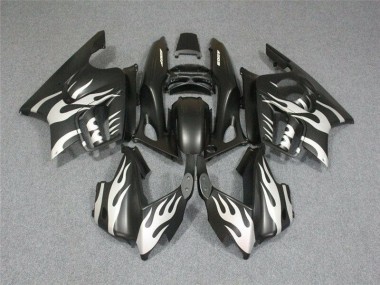 Carenado Moto CBR 600 F3 1995-1998 - Negro Blanco Llama