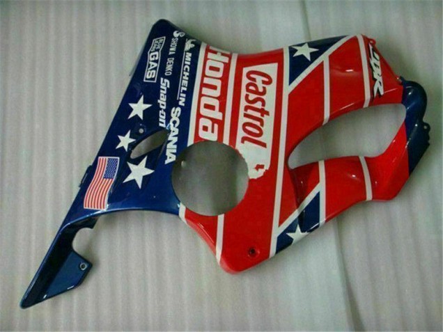 Carenado Moto CBR 600 F4i 2004-2007 - Azul Rojo Castrol Cycle World