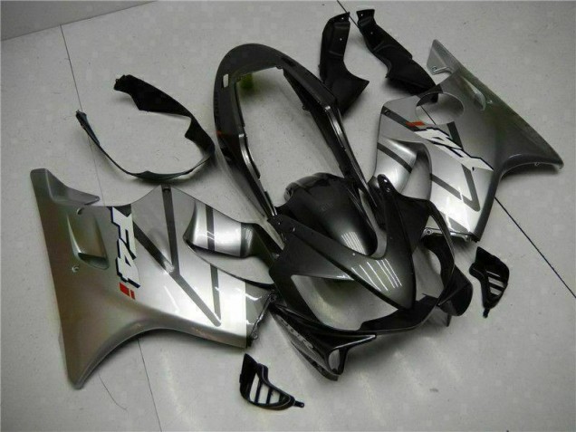 Carenado Moto CBR 600 F4i 2004-2007 - Plata Negro