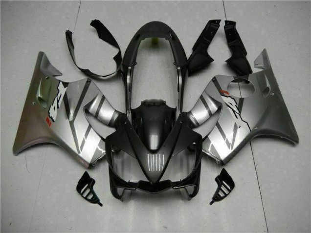 Carenado Moto CBR 600 F4i 2004-2007 - Plata Negro