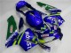 Carenado Moto CBR 600 RR 2003-2004 - Azul Verde Movistar Castrol Carenado Moto CBR 600 RR 2003-2004 - Azul Verde Movistar Castrol