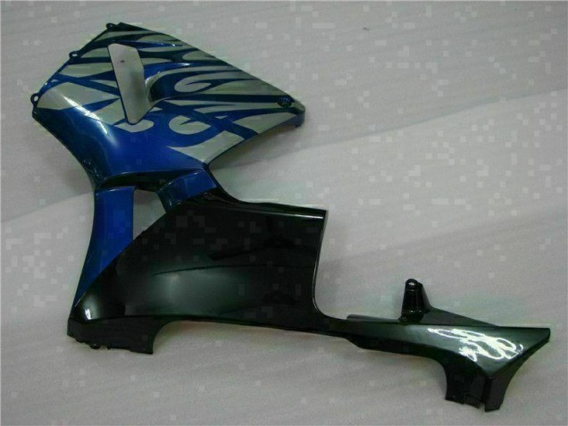 Carenado Moto CBR 600 RR 2003-2004 - Azul con Plata Llama