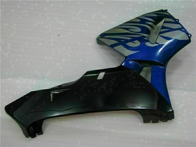 Carenado Moto CBR 600 RR 2003-2004 - Azul con Plata Llama