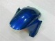 Carenado Moto CBR 600 RR 2003-2004 - Azul con Plata Llama