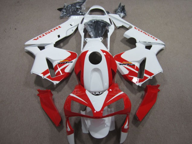 Carenado Moto CBR 600 RR 2003-2004 - Blanco Rojo Carenado Moto CBR 600 RR 2003-2004 - Blanco Rojo