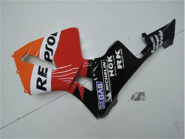Carenado Moto CBR 600 RR 2003-2004 - Naranja Rojo Negro Repsol Carenado Moto CBR 600 RR 2003-2004 - Naranja Rojo Negro Repsol