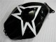 Carenado Moto CBR 600 RR 2003-2004 - Negro Blanco 11 Carenado Moto CBR 600 RR 2003-2004 - Negro Blanco 11