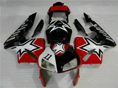 Carenado Moto CBR 600 RR 2003-2004 - Negro Blanco 11