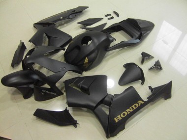 Carenado Moto CBR 600 RR 2003-2004 - Negro Mate Oro