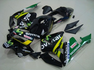 Carenado Moto CBR 600 RR 2003-2004 - Negro Movistar