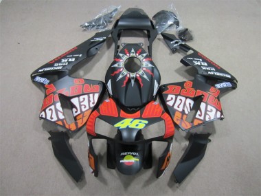Carenado Moto CBR 600 RR 2003-2004 - Negro Rojo Repsol 46